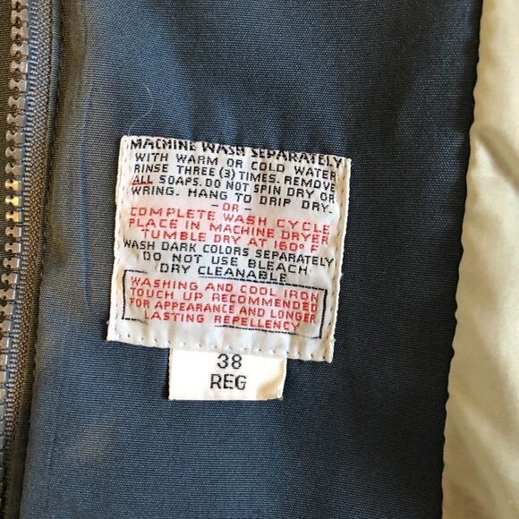 LONDON FOG Jacket Men's Size 38 REG Blue Lightweight Vintage - Picture 7 of 11